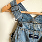 Pin Stripe Short Overalls / 18m