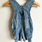 Pin Stripe Short Overalls / 18m