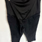 Slim Fit Dark Maternity Capri Pants / Large