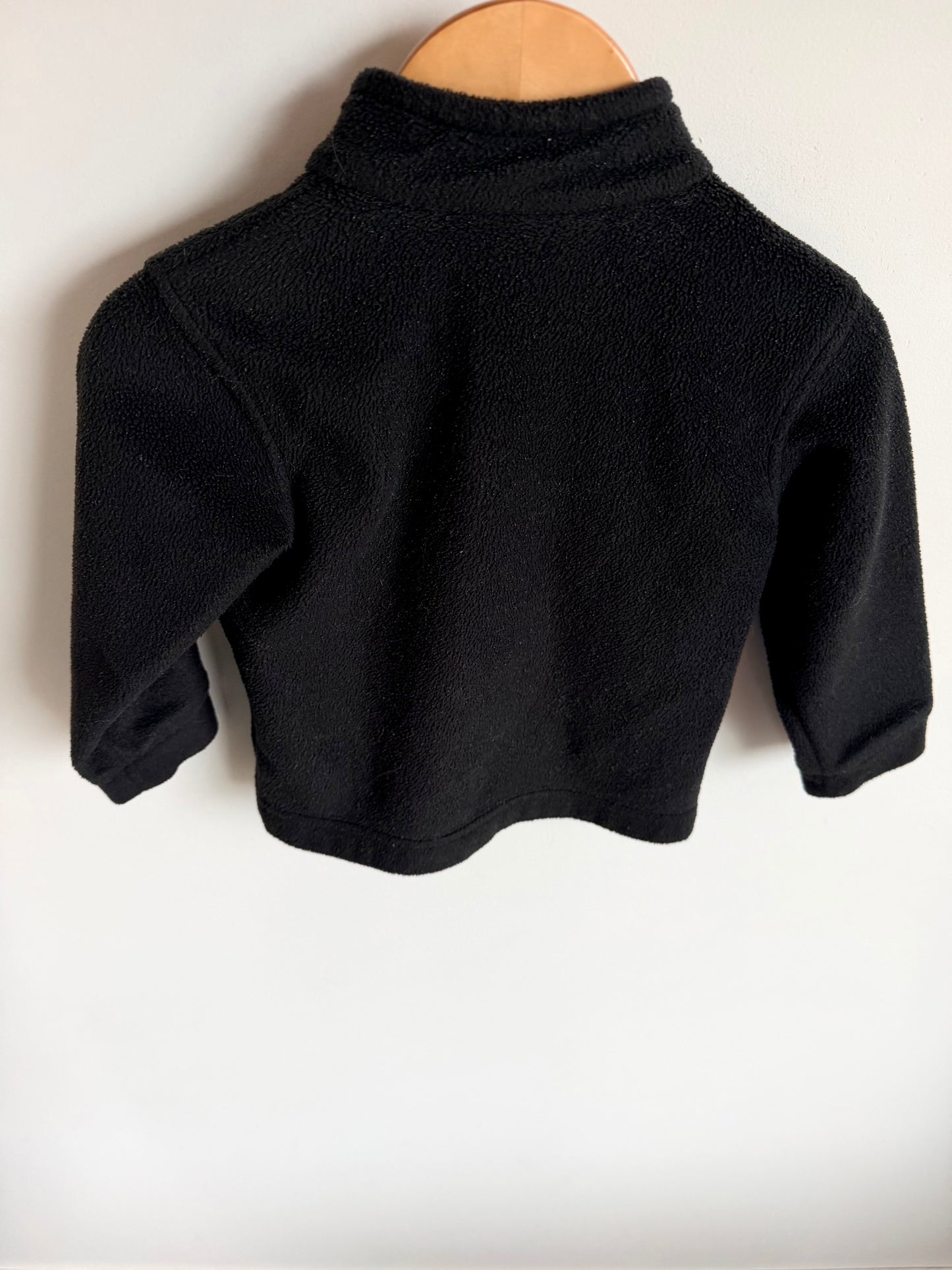 Black Columbia Fleece Zip Up / 2T