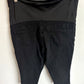 Slim Fit Dark Maternity Capri Pants / Large
