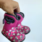 Bogs Pink Penguin Waterproof Boots / Size 4 Toddler