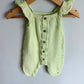 Lime Button Jumpsuit / 3-6m
