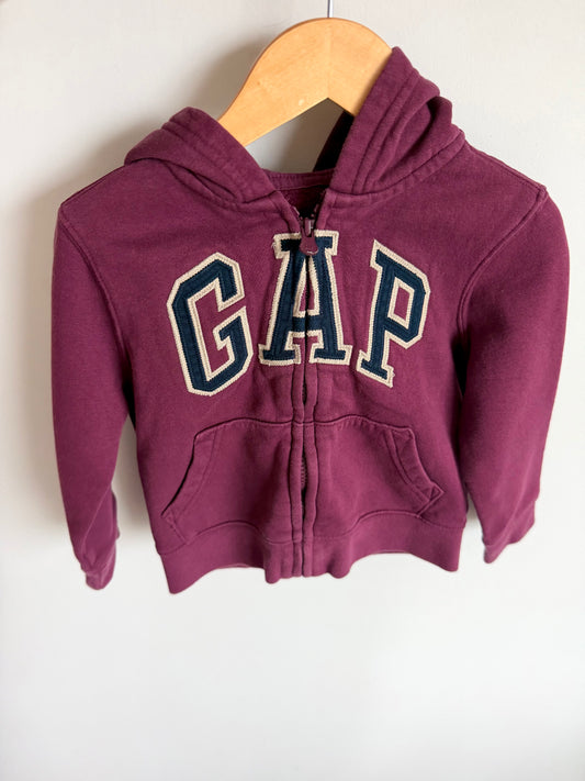 Gap Plum Zipper Hoodie / 4T