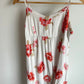White Floral Maternity Dress / XS