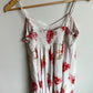 White Floral Maternity Dress / XS