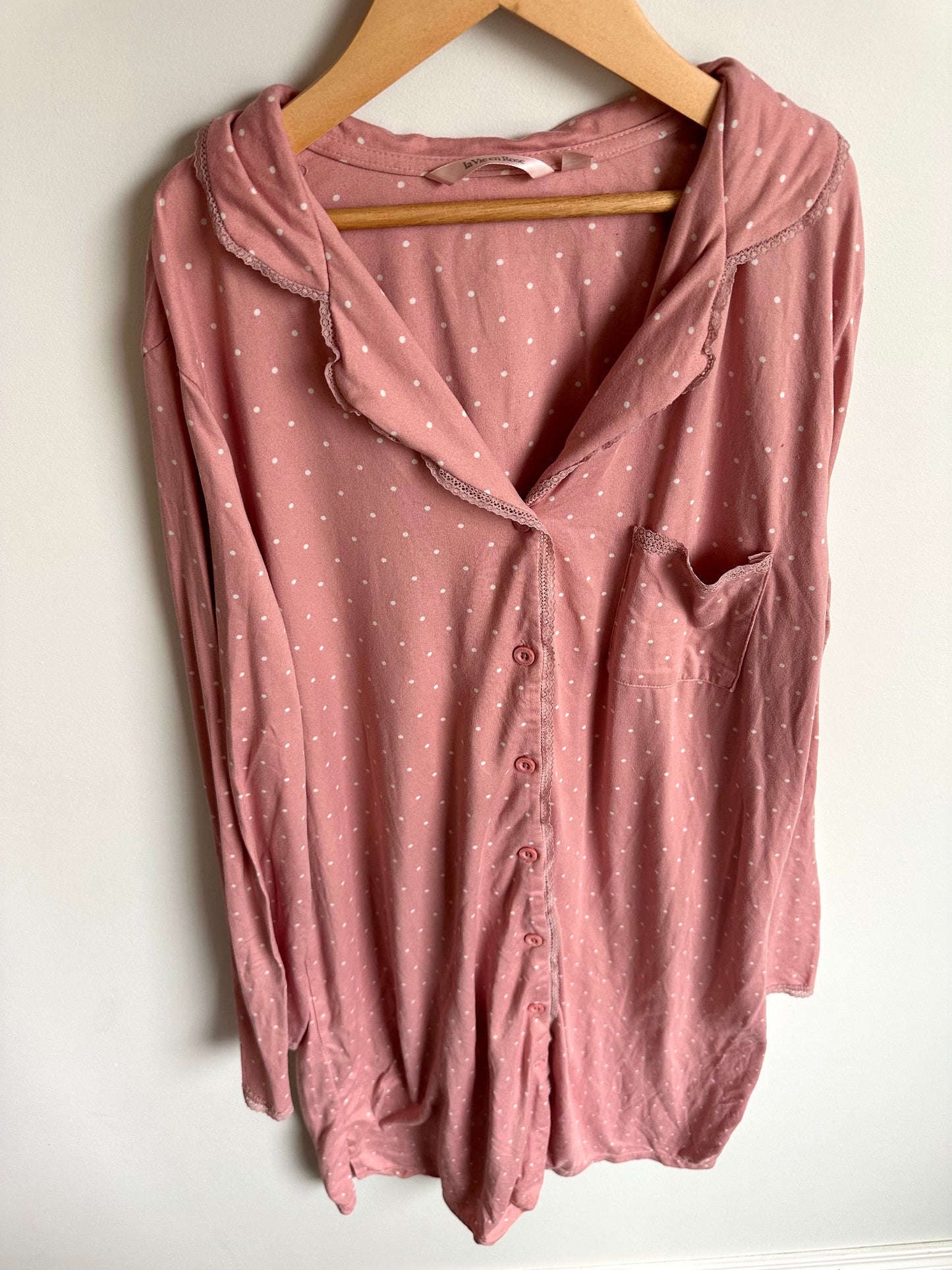 Dotted Blush Gown / Medium