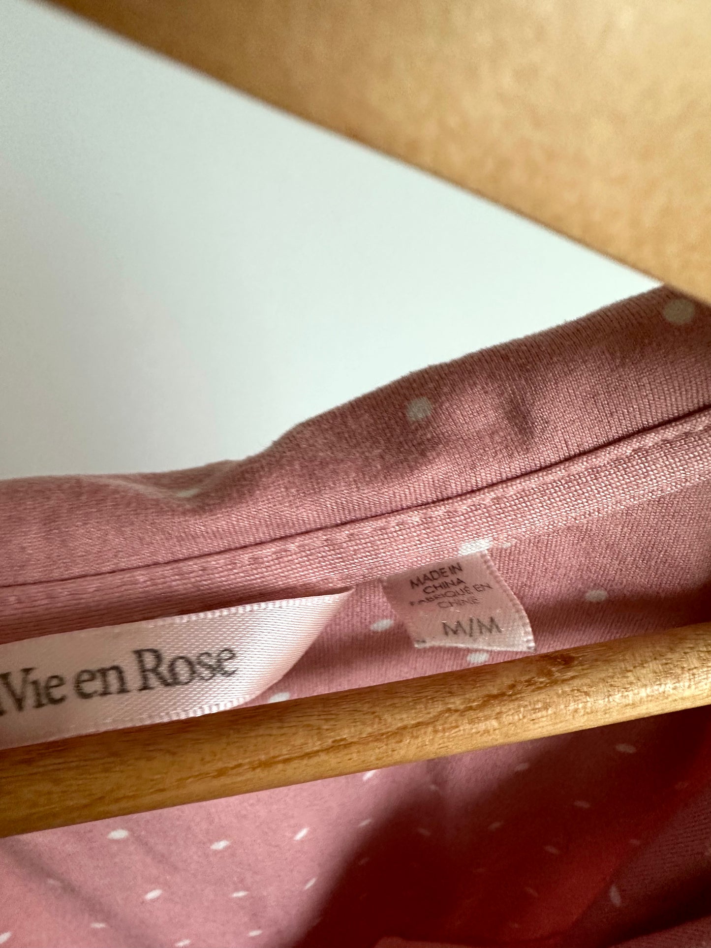 Dotted Blush Gown / Medium