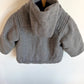 Gap Grey Hooded Peacoat / 12-18m