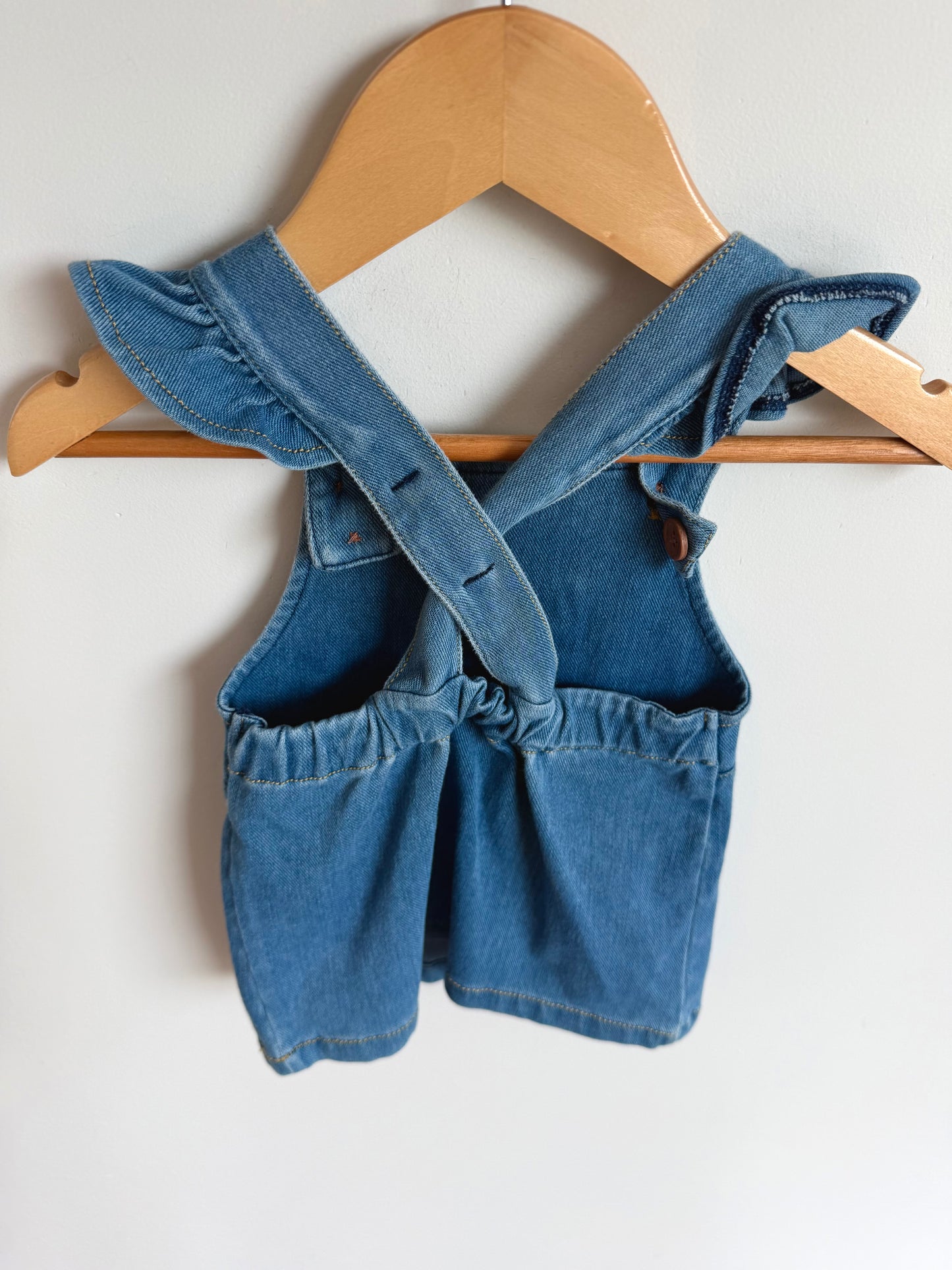 Farm Fresh Overall Dress / 3-6m