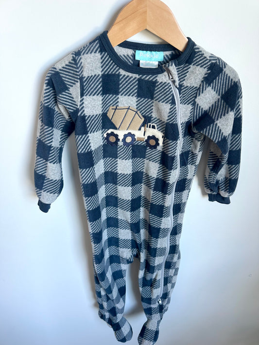 Blue + Grey Checkered Cement Truck Sleeper / 2T