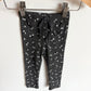 Zara Grey Floral Ribbed Pants / 9-12m