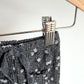 Zara Grey Floral Ribbed Pants / 9-12m