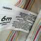 Cream Vertical Stripes Overall Dress / 6m