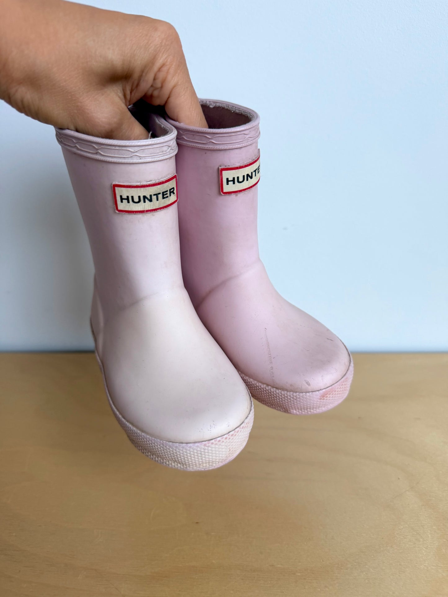 Hunter Pink Rain Boots / Size 6 Toddler