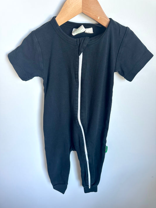 Parade Organic Black T-shirt Sleeper / 2T