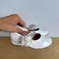 White Flower Mary Jane Shoes / Size 8 Toddler