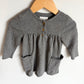 Grey Organic Cotton Pocket Dress / 12m