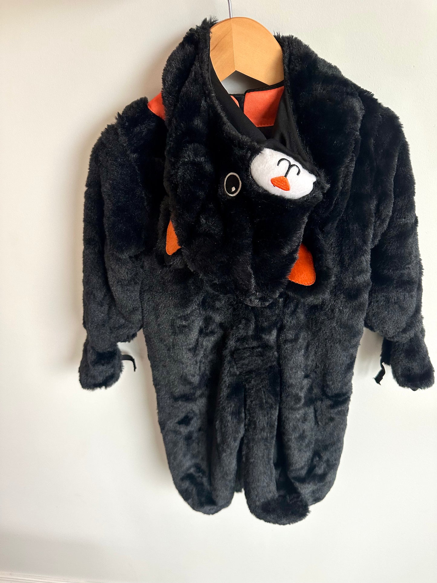 Cuddly Black Cat Costume / 12-24m