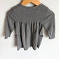 Grey Organic Cotton Pocket Dress / 12m