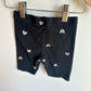 Rainbow Black Biker Shorts / 18-24m