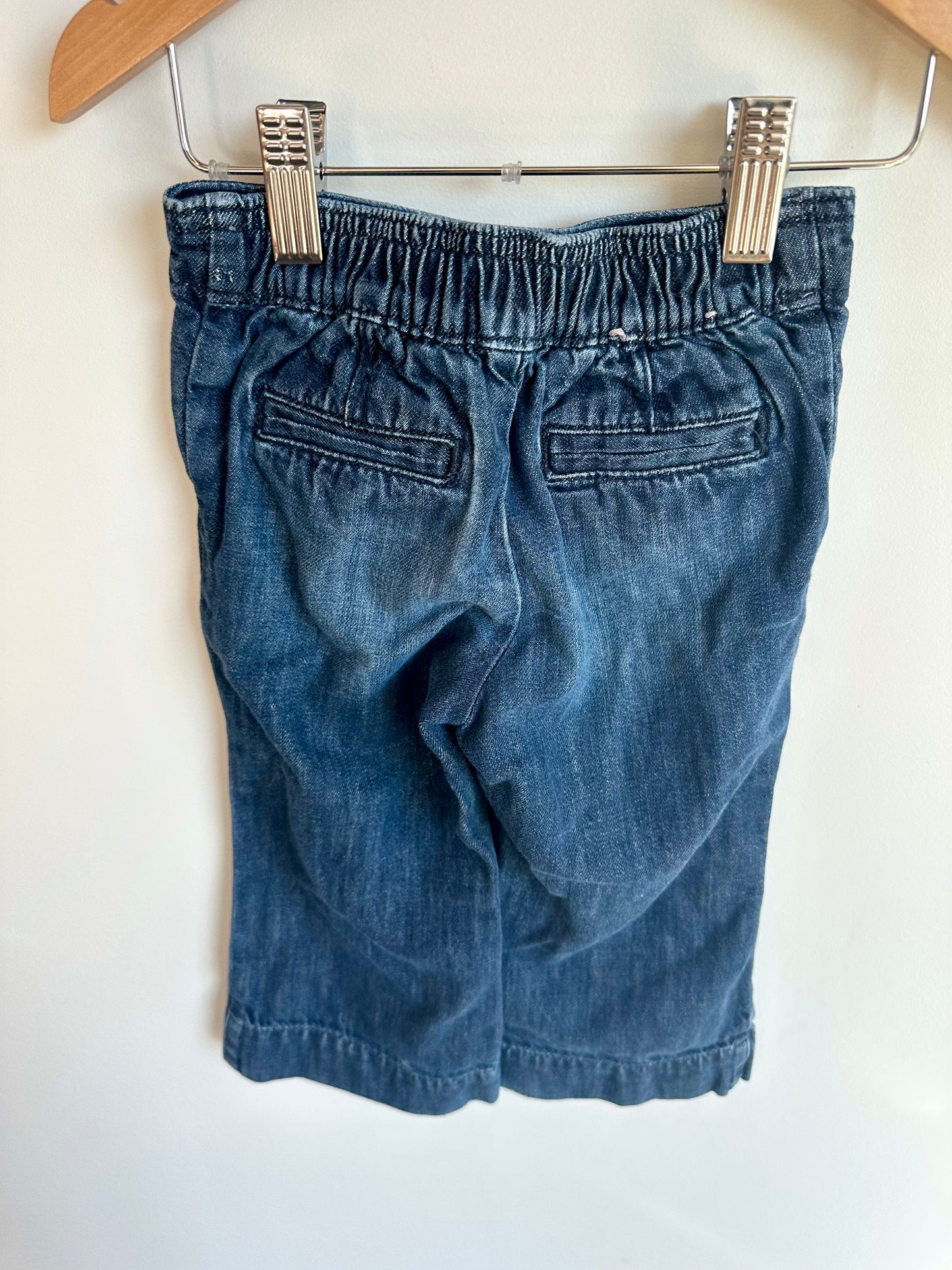 Wide Leg Button Jeans / 2T