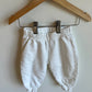 White Organic Pants / 6-12m