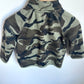 Green Camo Zip Up Sweater / 18-24m