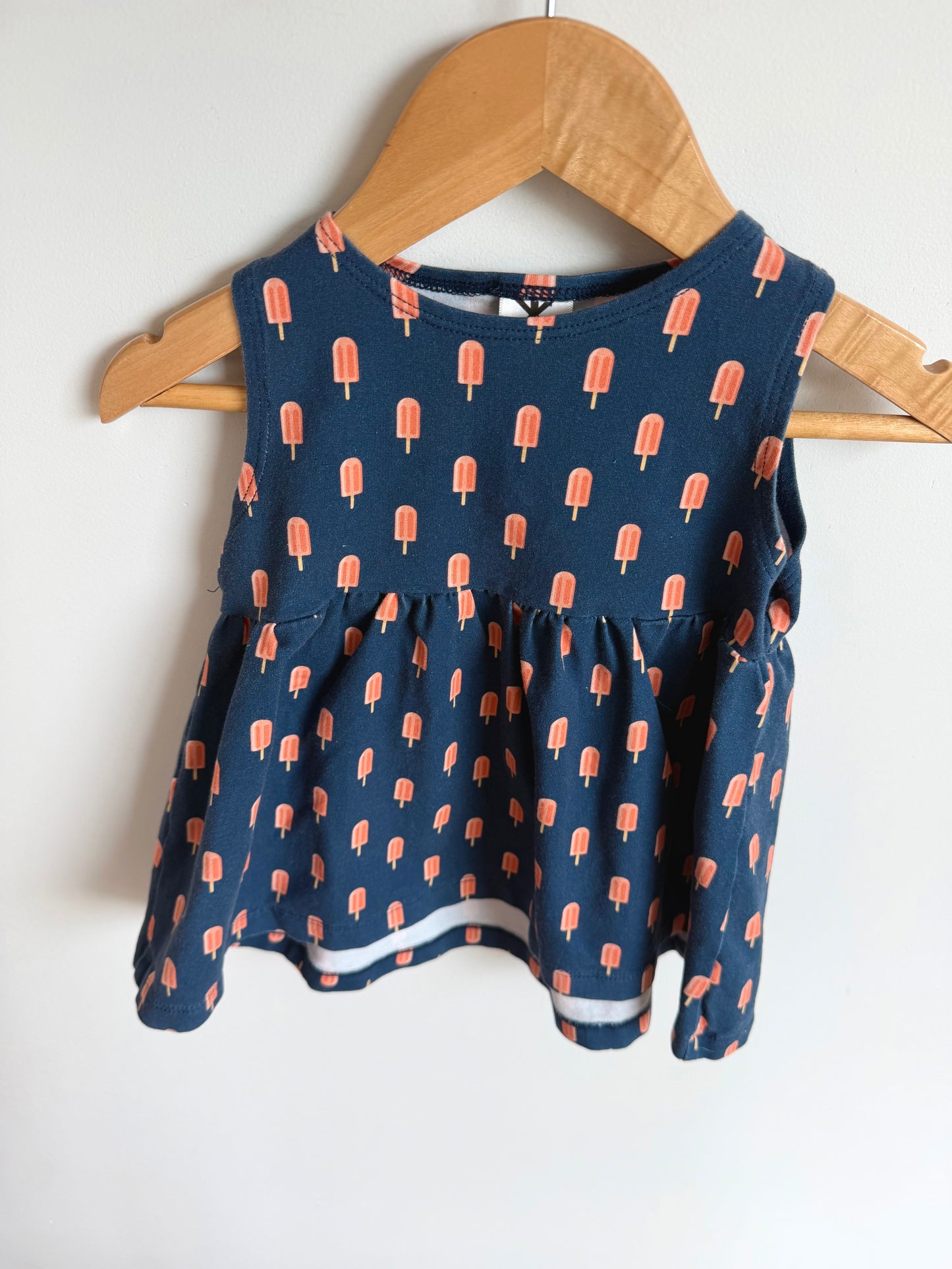Popsicle Navy Dress / 6m