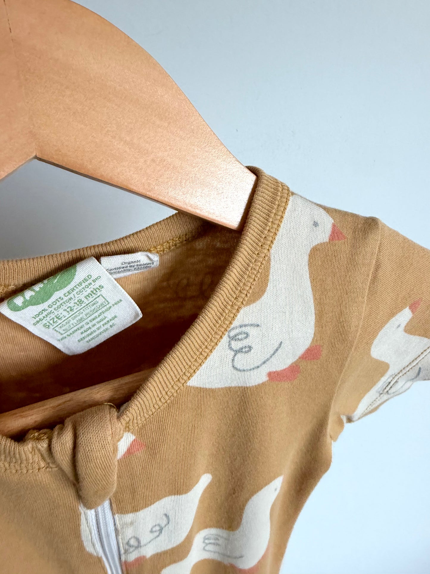 Parade Organic Goose Short Sleeve Sleeper (PLAY) / 12-18m