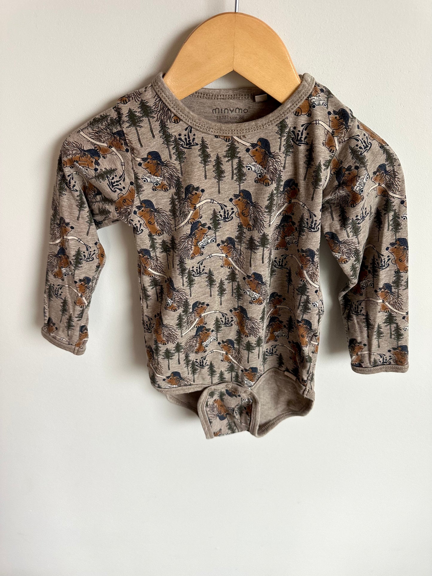 Hedgehog Firefigther Bodysuit / 18m