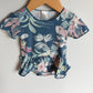 Bonds Floral Skirt Bodysuit / 6-12m