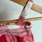 Red Checkered Rousing Bubble Romper or Bodysuit / 6-12m