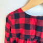 Checkered Long Sleeve Top / 5 years