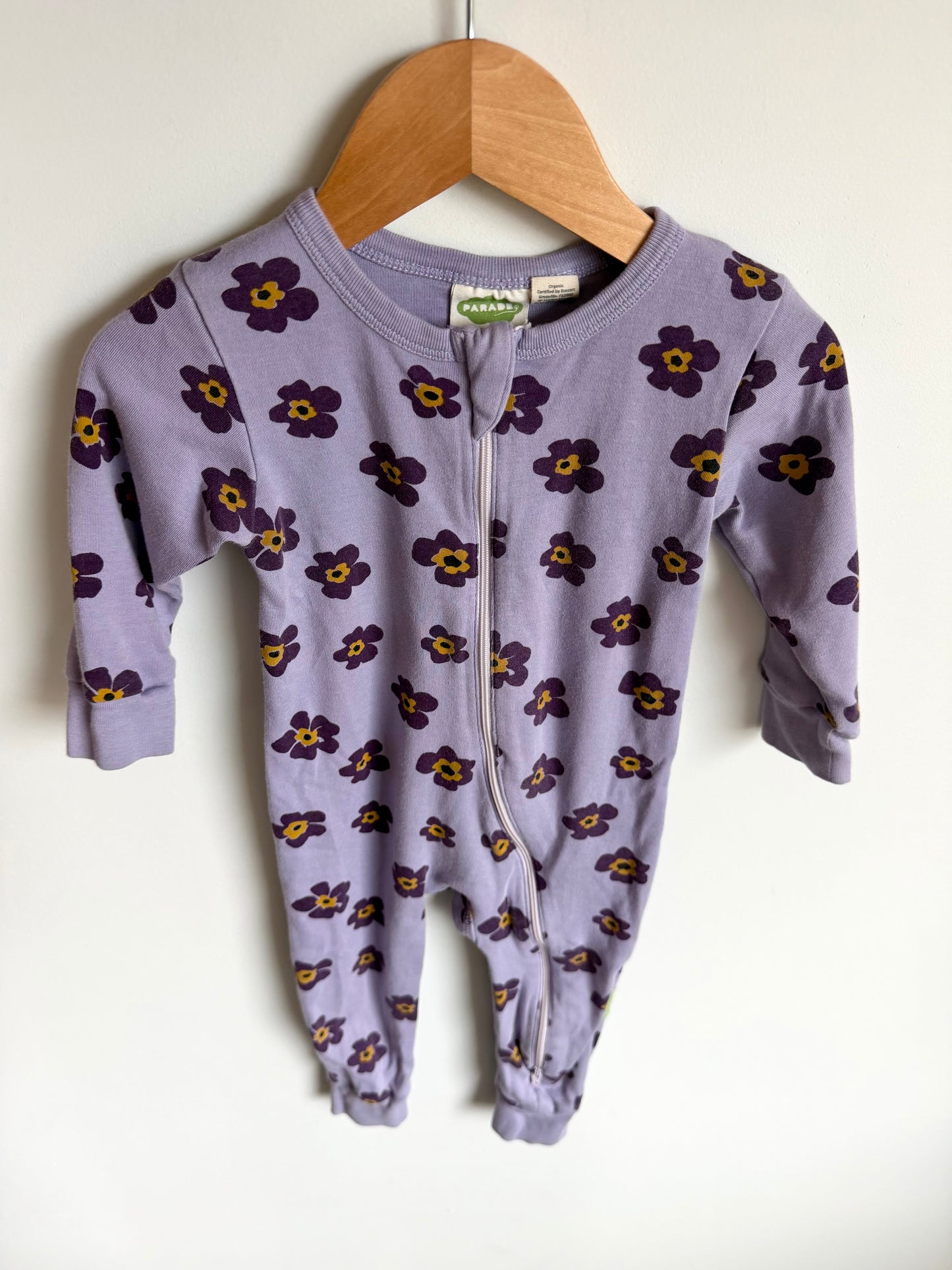 Parade Organic Lilac Floral Sleeper / 12-18m