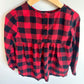 Checkered Long Sleeve Top / 5 years