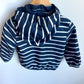 H&M Stripe Hooded Windbreaker / 9-12m