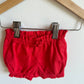 Gap Red Bloomer Shorts / 3-6m