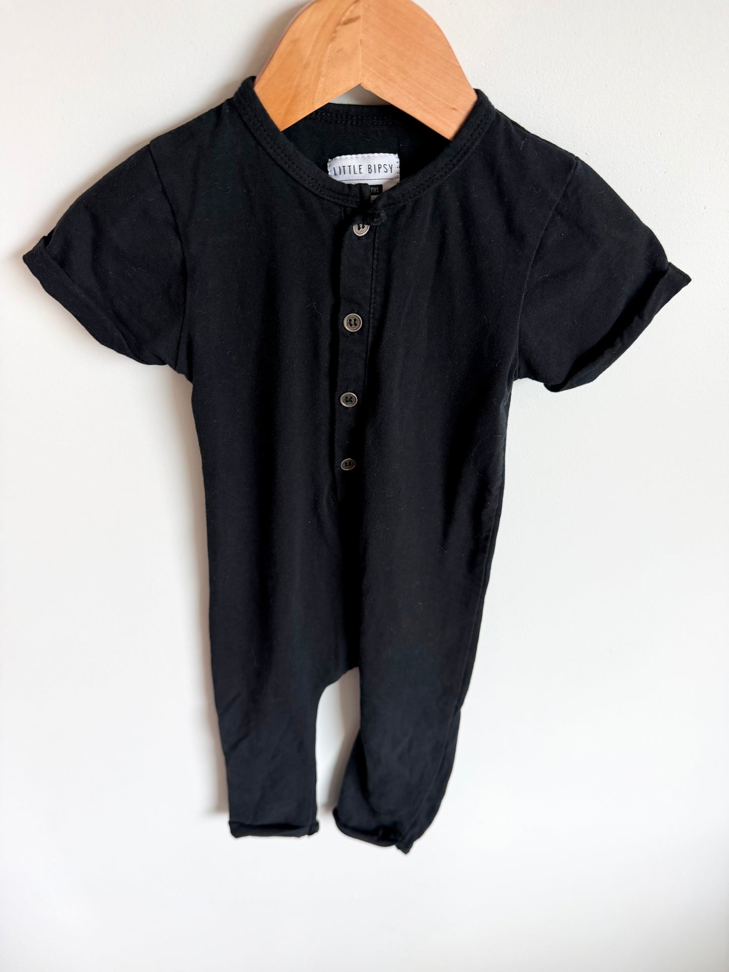Little Bipsy Black Romper / 18-24m