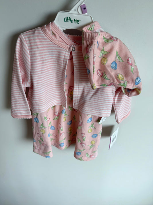 Tulip Dress, Sweater, Bottom Set (With tags) / 9m