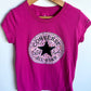 Pink t-shirt with Converse logo 