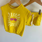 Yellow Sunshine Top + Shorts / 2T