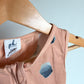 Peekaboo Beans Peach Sleeveless Romper / 18-24m