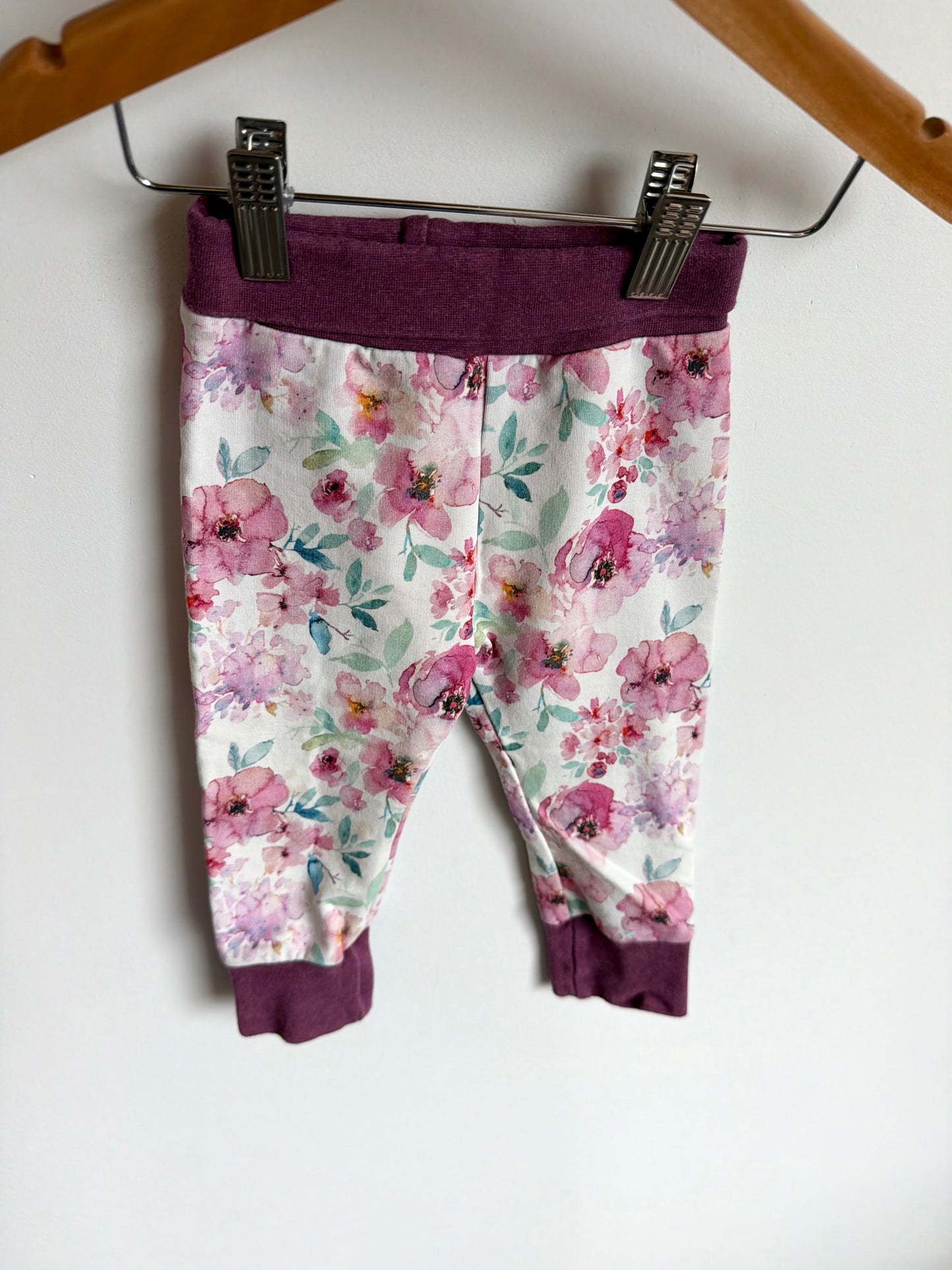 Sugar Sandwich Purple Floral Pants (PLAY) / 12m