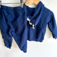 Dino Navy Hoodie + Pants Set / 18m