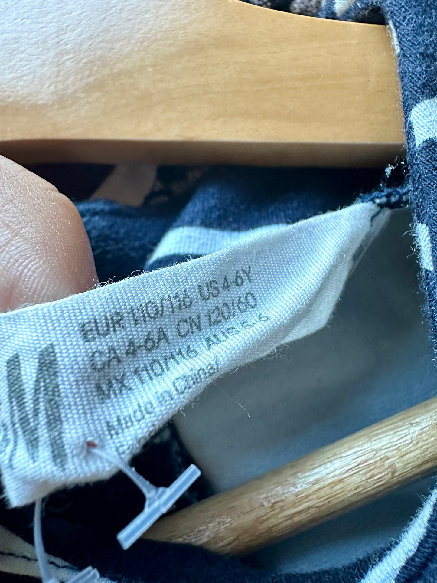 H&M Blue Striped Pocket Dress / 4- 6 years
