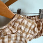 Hema Brown Checkered Top + Shorts Set / 6-9m