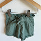 Green Shorts with Pockets / 12-18m