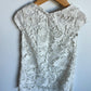 H&M White Doily Dress / 4-5 years