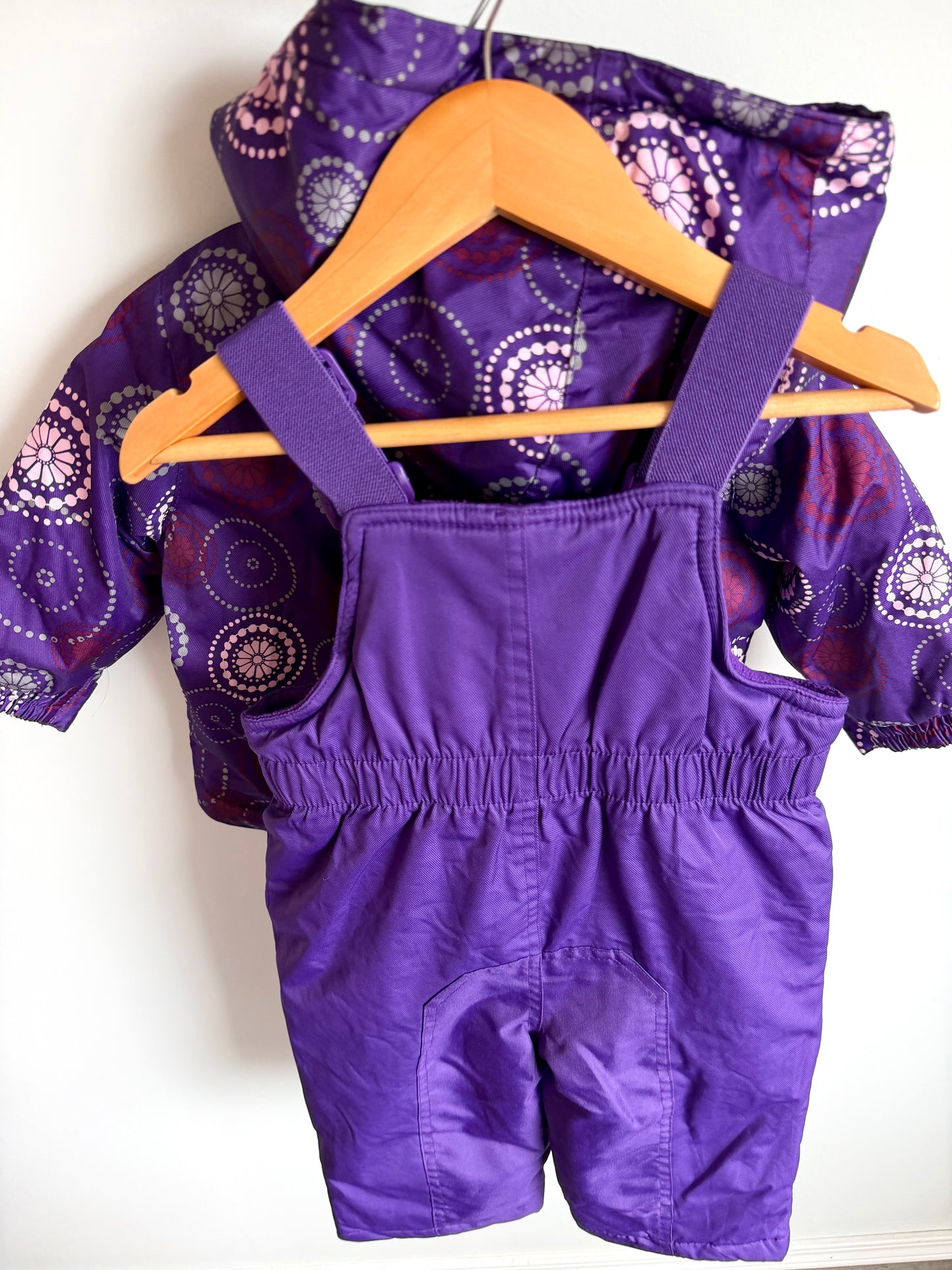 Purple Two Piece Snow Suit (No Shipping) / 12-18m